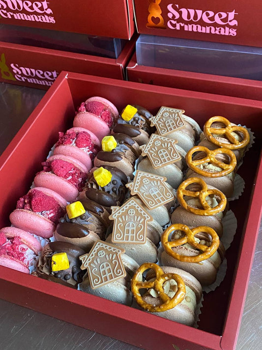 Macaron Geschenkbox 20 mix