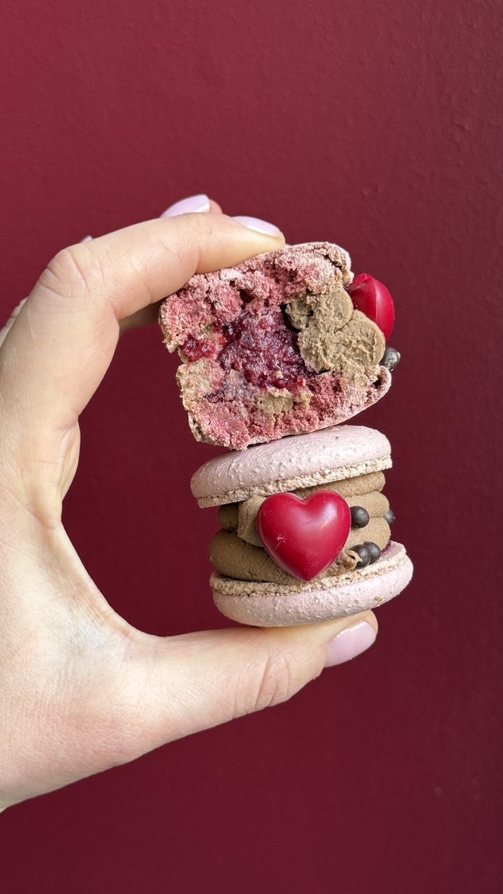 Macaron Geschenkbox 6/8 mix