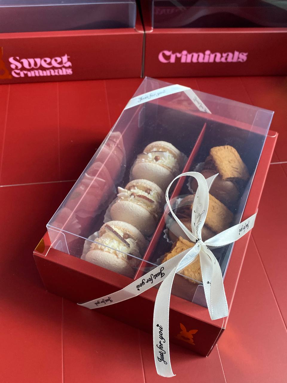 Macaron Geschenkbox 6/8 mix