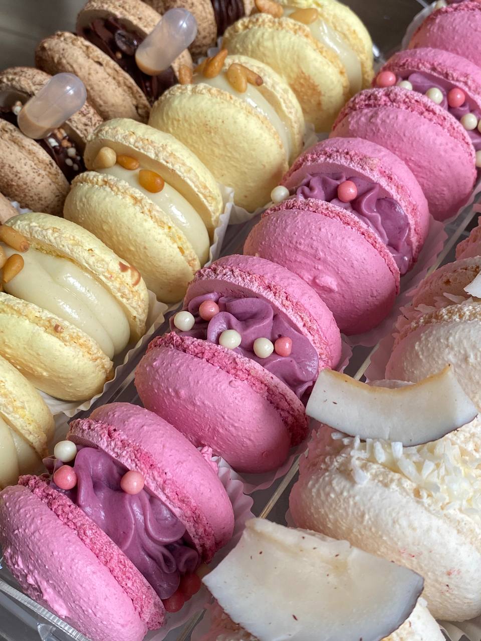 Macaron Geschenkbox 10 mix