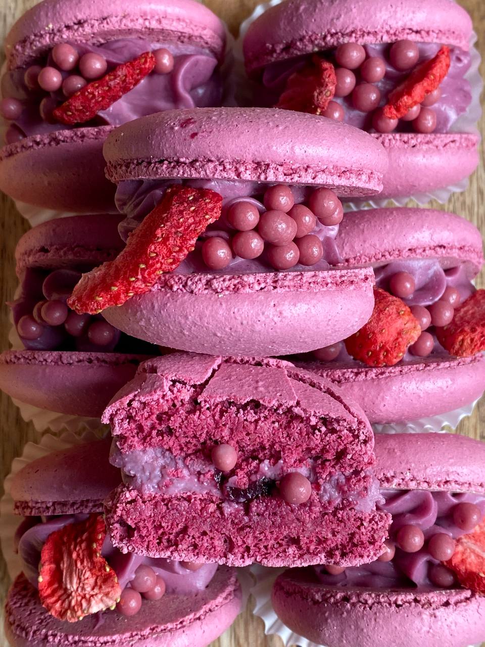 Macaron Geschenkbox 6/8 mix