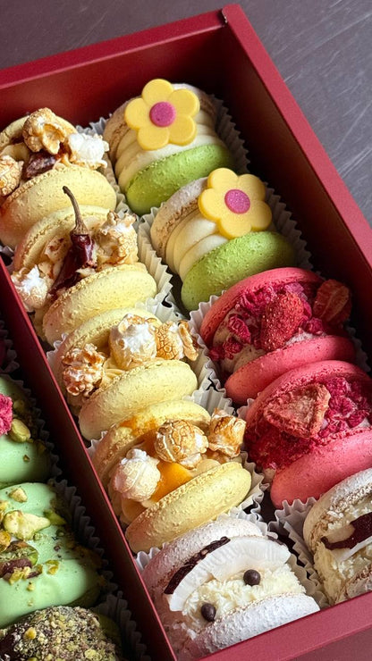 Macaron Geschenkbox 20 mix